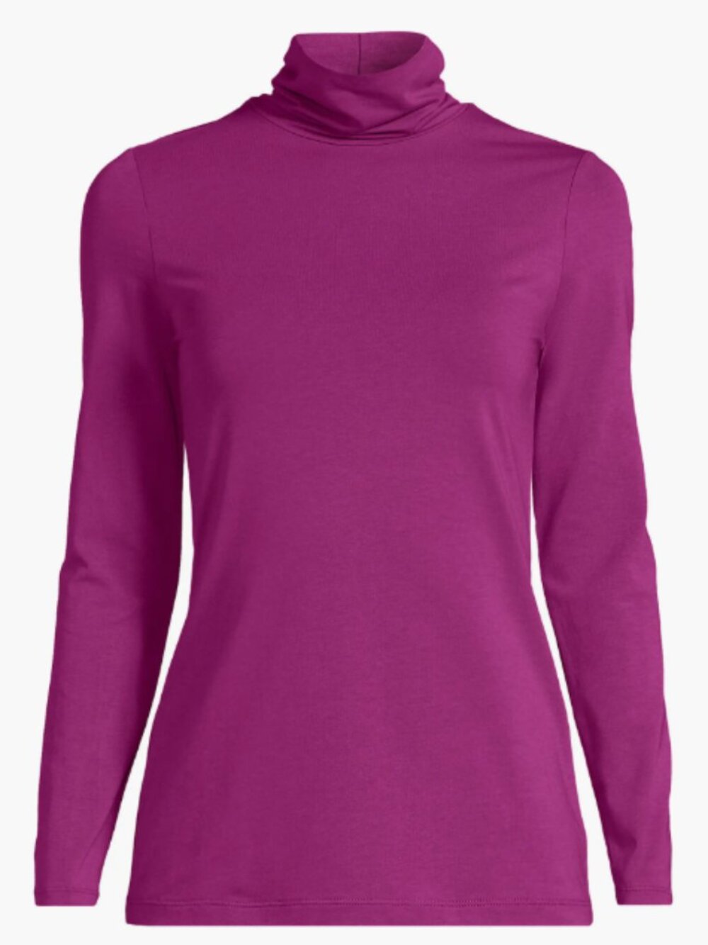 Lands End Magenta Turtleneck 2X